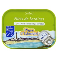 Filetes de Sardinha com Azeite Bio 100 g - Phare d'Eckmühl