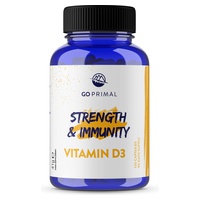 GoPrimal Vitamin D 3 - Imunidade e Força 120 cápsulas - GoPrimal