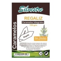 Rebuçados de Regaliz com açúcar integral sem glúten 150 g - Silvestre