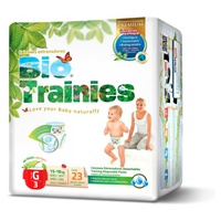 Fraldas Bio Trainies TG (15-18 kg) 23 unidades - Biobaby