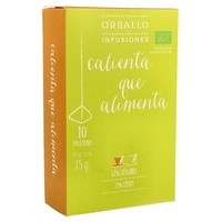 Infusão 'Aquece que alimenta' 10 saquetas de infusão - Orballo