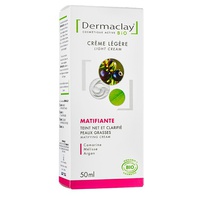 Creme Matificante Leve anti-imperfeição Pele clara e clarificada Airless 50 ml de creme - Dermaclay