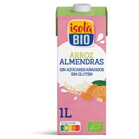 Bebida orgânica de arroz e vegetais de amêndoa 1 L - Isola Bio