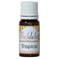 Aroma Tropical Concentrado sem glúten 10 ml - Chefdelice