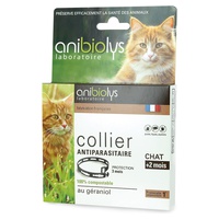 Coleira Antiparasitária Gato 1 unidade - Anibiolys