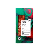 Bio de chocolate ao leite e avelãs inteiras 100 g (Avelã - Chocolate) - Vivani