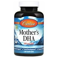 DHA da mãe, 500mg 120 pérolas - Carlson Labs