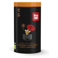 Chá verde sencha gengibre cardamomo 100 g - Lima