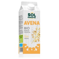 Bebida orgânica de aveia natural sem açúcar 1 L - Sol Natural