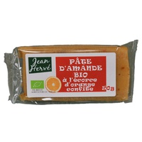 Patê de Amêndoa com Casca de Laranja Cristalizada 50 g - Jean Hervé