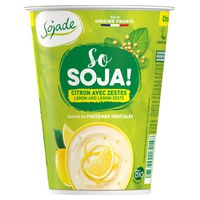 Iogurte de soja e limão orgânico 400 g (Limão) - Sojade