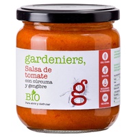 Molho de tomate com cúrcuma e gengibre 330 g de creme - Gardeniers