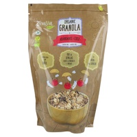 Mirtilo orgânico sem glúten e granola de coco 300 g - Zealia