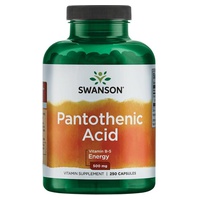 Ácido pantotênico 250 cápsulas de 500mg - Swanson