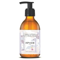 Happy Lollypop sabonete para cabelo e corpo 250 ml de gel (Amêndoa - Baunilha) - APoEM