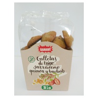 Bolachas de Trigo Sarraceno com Quinoa e Baobab 200 g - Sanavi