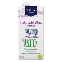 Leite semidesnatado sem lactose Bio 1 L - Asana