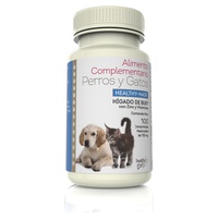 Cabelo saudável Fígado de boi veterinário 100 comprimidos (750mg) - Healthy Pets