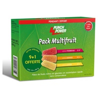 Pasta de Frutas - Pacote Multifrutas 10 unidades de 30g - Punch Power