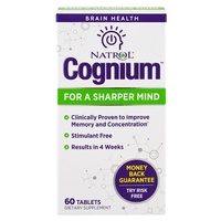 Cognium para Sharped Mind, 100mg 60 tabletes - Natrol
