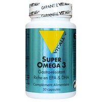 Super Omega 3 1000mg - altamente concentrado em EPA e DHA 30 cápsulas - Vitall +