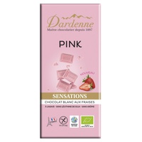 Tablete de Chocolate Branco com Morango 70 g - Dardenne