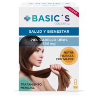 Corpore Basic's Saúde e Bem-estar - pele, cabelo e unhas 60 cápsulas - Basic's