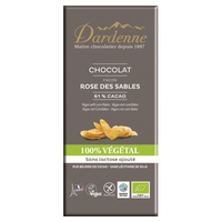 Tablete de Chocolate 100% Vegetal Rosa do Deserto 90 g - Dardenne