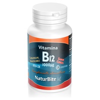 Vitamina B12 Cianocobalamina 1000µg 120 comprimidos - Naturbite