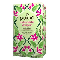Infusão de tulsi na mente (mistura floral, manjericão) 20 saquetas de infusão - Pukka