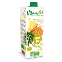 Suco de abacaxi puro 1 L - Vitamont