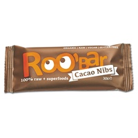 Barra de cacau 100% crua 30 g - Roobar