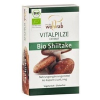 Shiitake Bio 60 cápsulas - Pilze Wohlrab