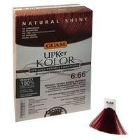 Tintura de Cabelo Upker Kolor - Vermelho Escuro Vermelho Intenso Louro 6.66 4 unidades - Guam