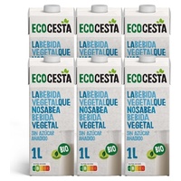 Pack Bebida vegetal que não tem gosto de bebida vegetal Bio 6 unidades de 1L - Ecocesta