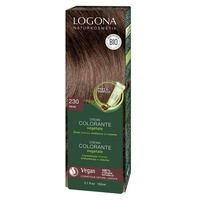 Creme de coloração teca cabelo loiro escuro com castanho 150 ml - Logona