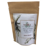 Chocolate amargo cru vegan 80% açúcar de coco com sal do Himalaia 40 g - Nuna