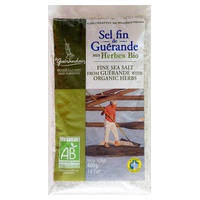 Sal fino com ervas orgânicas 400 g - SEL DE GUERANDE