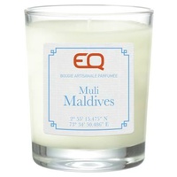 Vela artesanal perfumada Muli Maldivas 180 g - EQ