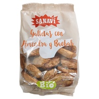 Biscoito com amêndoa e baobá Bio 250 g - Sanavi