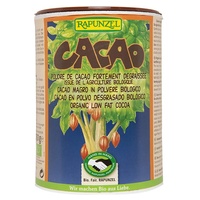 Cacau em pó desengordurado orgânico 250 g de pó - Rapunzel