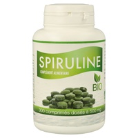 Spirulina em comprimidos Bio 500 mg 300 comprimidos - GPH Diffusion