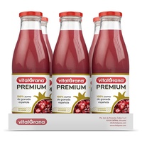 Suco de romã premium 6 unidades de 750ml - Vitalgrana