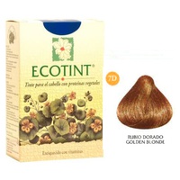 Tinta para o Cabelo Loiro Dourado (7D) 130 ml - Ecotint