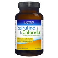 Spirulina & Chlorella Bio 250 comprimidos - Natesis