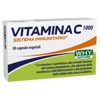 Vitamina C 1000 30 cápsulas vegetais - WHYnature