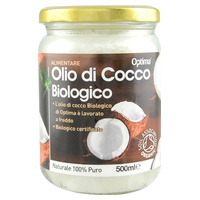 Óleo de coco orgânico 500 ml de óleo - Optima