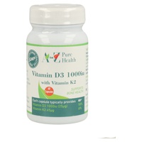 Vitamina D3 1000 IU 60 cápsulas - A to Z Pure Health