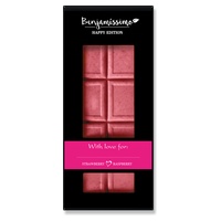 Chocolate com morango e framboesa 60 g - Benjamissimo