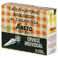 Bipack de caldo de cenoura eco natural 2 unidades de 250ml - Aneto